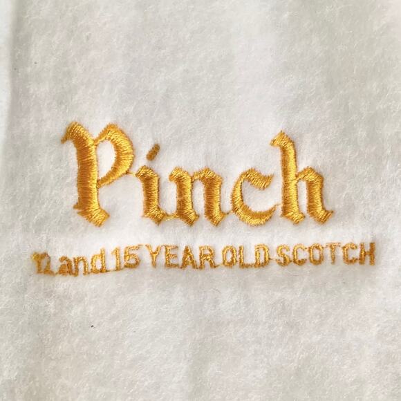 Vtg Pinch Scotch Fleece Pullover Large White Deadstock Jacket Made In USA MVP - Picture 6 of 8